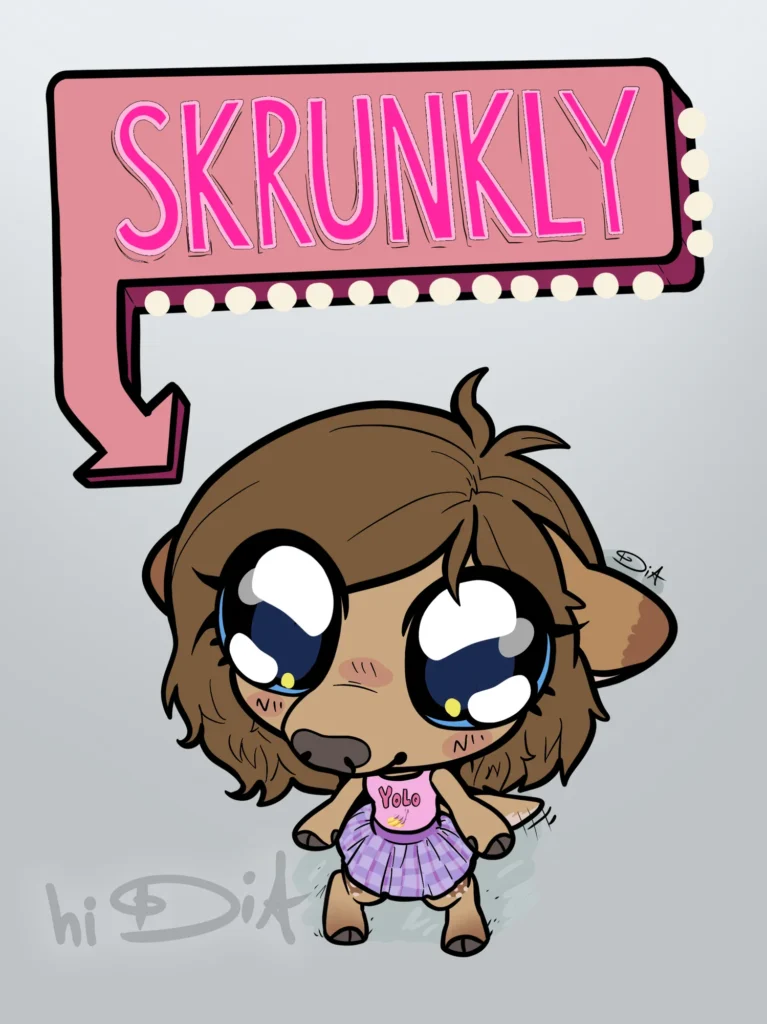 Big eyed chibi deer
