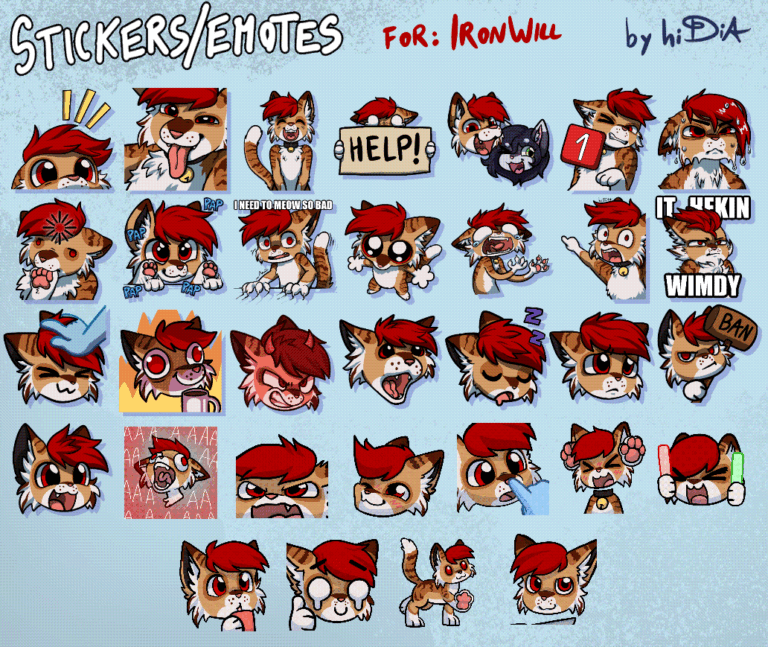 Sticker/emotes Pack for ironwill