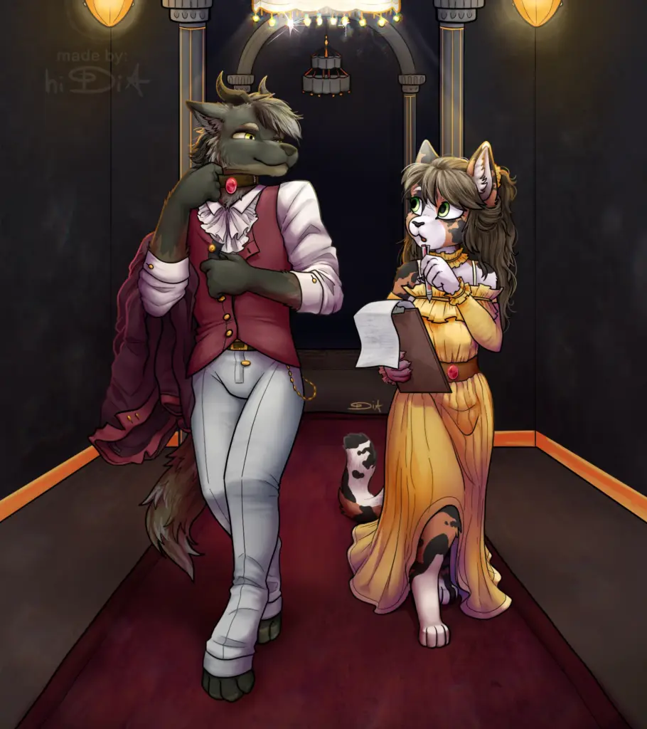 The Duke of Sloth with his loyal assistant ^w^