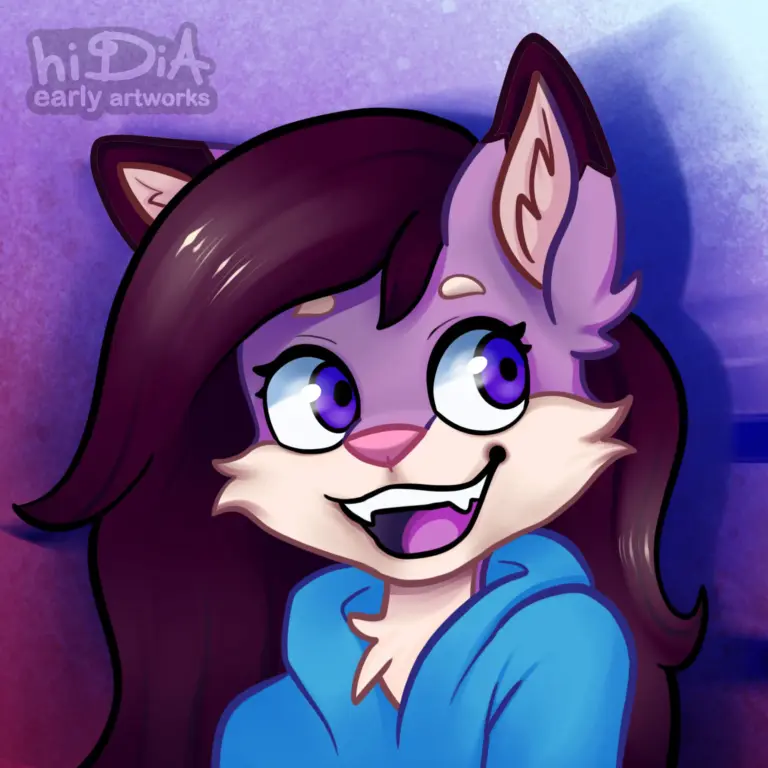 Back when Dia was only a fox and this was her old design :3