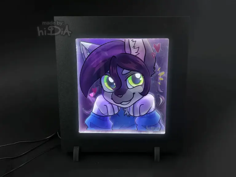 Dia Acrylic Box Lamp