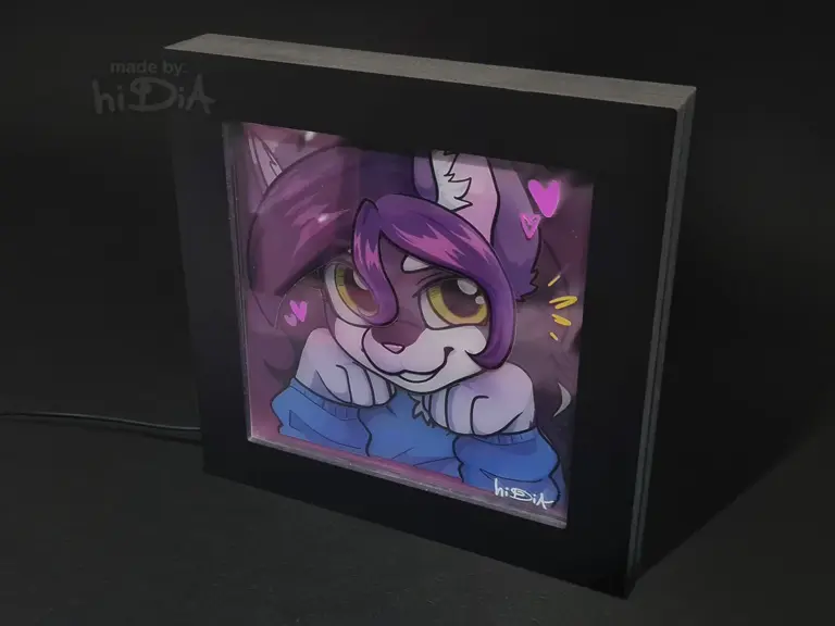 Dia Acrylic Box Lamp