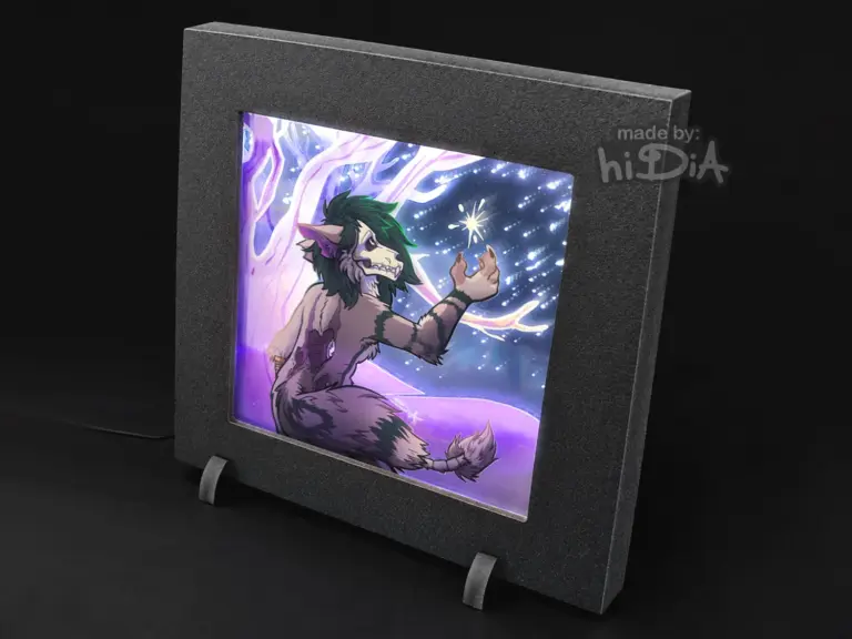 Acrylic Box Lamp for Furball11