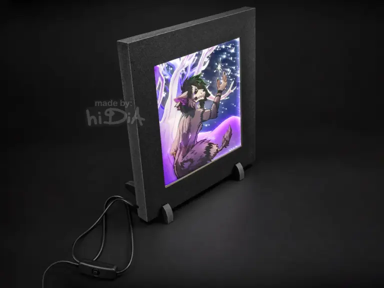 Acrylic Box Lamp for Furball11