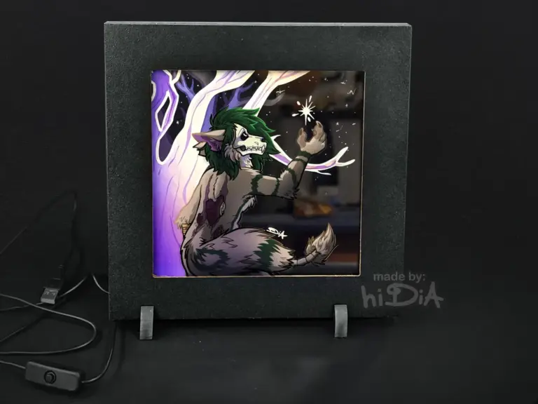 Acrylic Box Lamp for Furball11